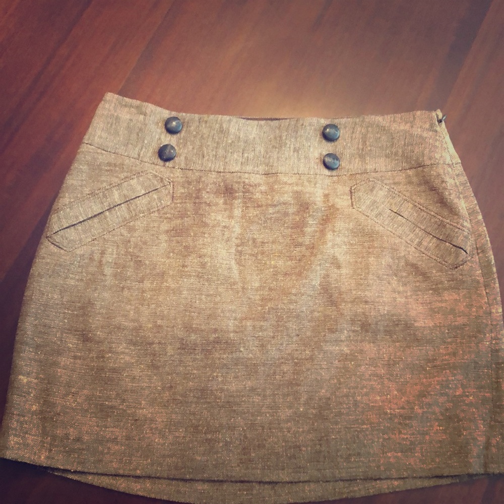 NEW!!! Brown Mini Skirt